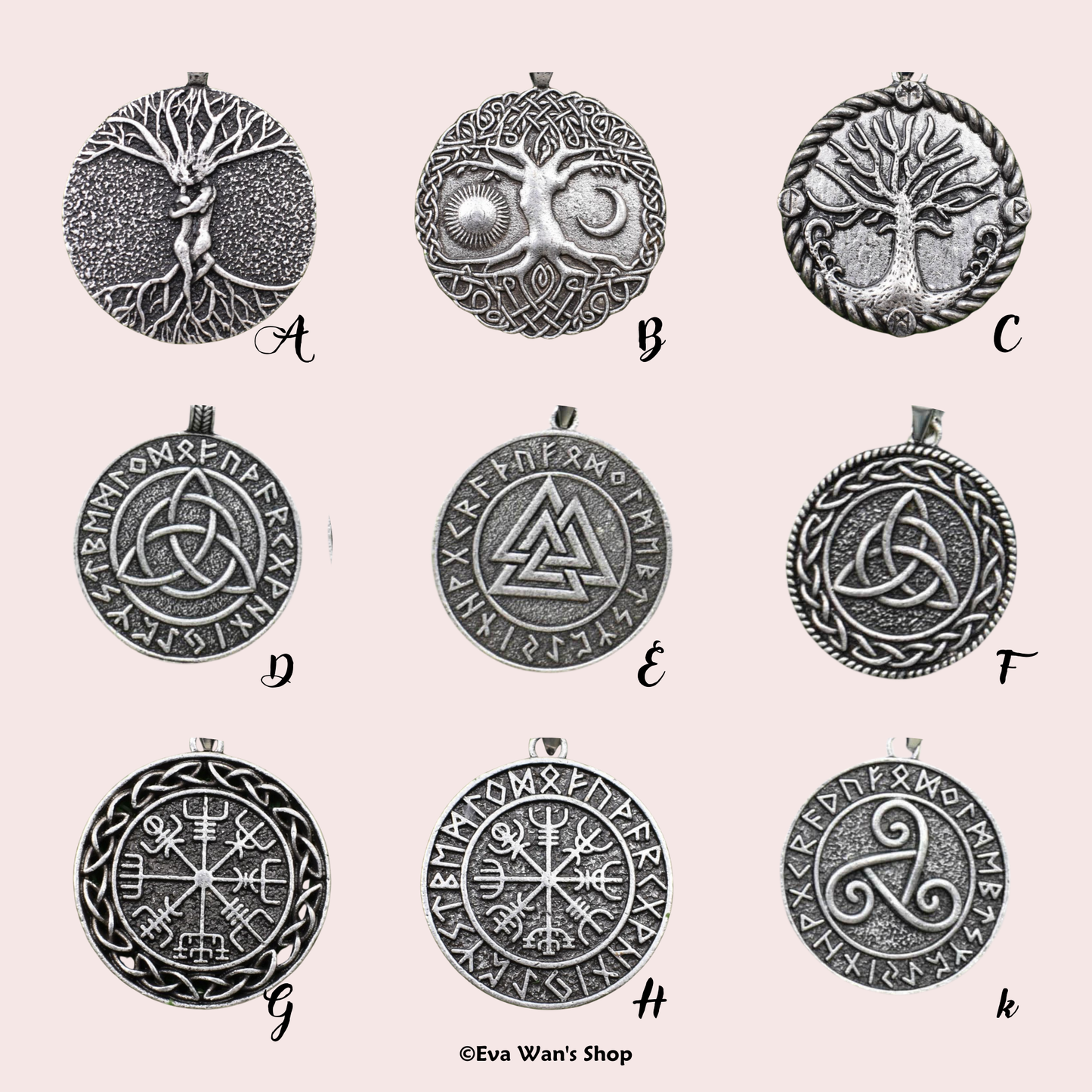 Amuletos Nórdicos y Celtas – Colgantes de Runas y Símbolos Sagrados