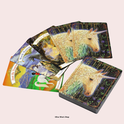 Magical Unicorns Oracle spread – enchanted unicorn divination reading | Eva Wan's Shop