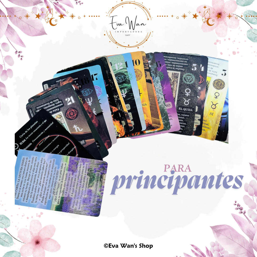 Kit de Iniciación al Tarot – Mazo Rider Waite para principiantes con significados en español