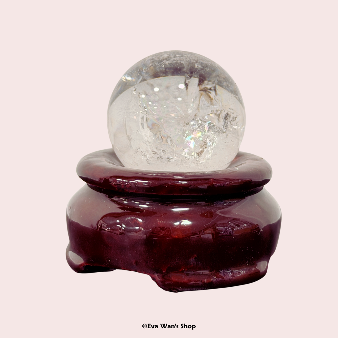 Esfera de Cuarzo Transparente 2.8 cm con