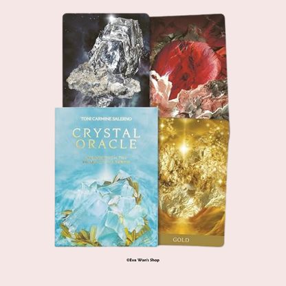 Crystal Oracle card detail – healing gemstone oracle illustration | Eva Wan's Shop