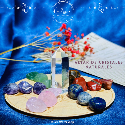 Altar de Cristales Naturales – Decoración Energética y Espiritual
