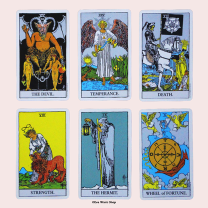 Rider Waite Tarot spread – iconic classic 78-card tarot set | Eva Wan's Shop