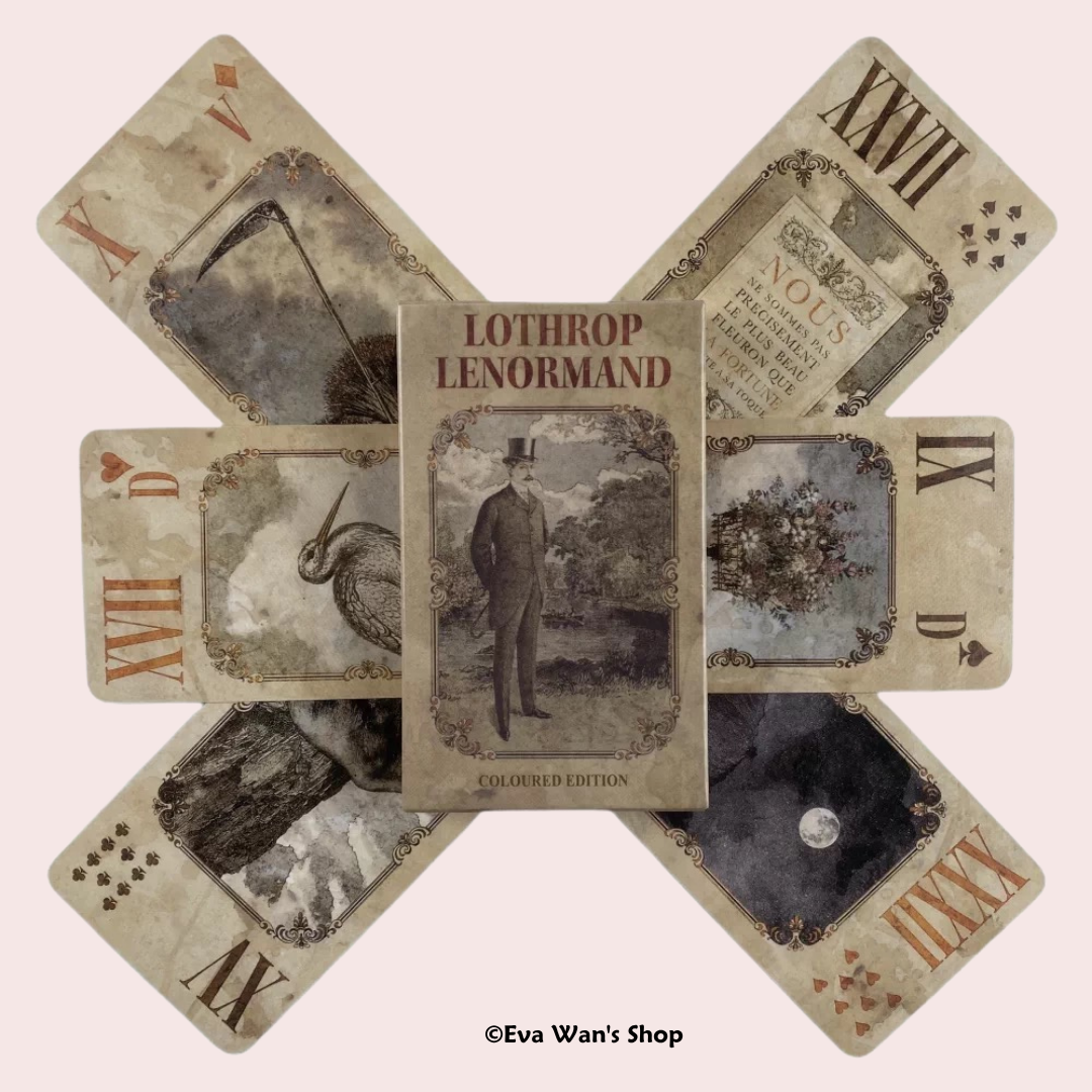🕯️ Lothrop Lenormand – Baraja clásica de estilo victoriano