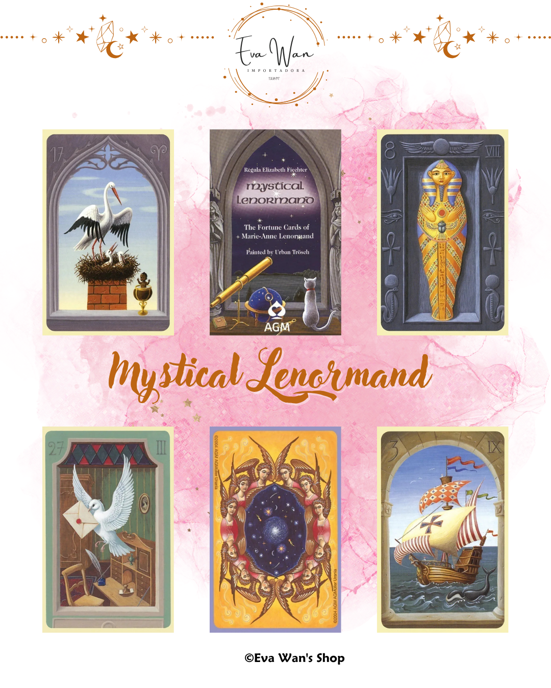 Petit Lenormand Clásico – Baraja de 36 Cartas con Arte de Urban Trösch