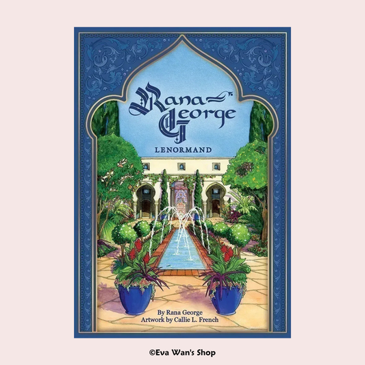 Rana George Lenormand – Baraja Exótica de 42 Cartas con Detalles Dorados