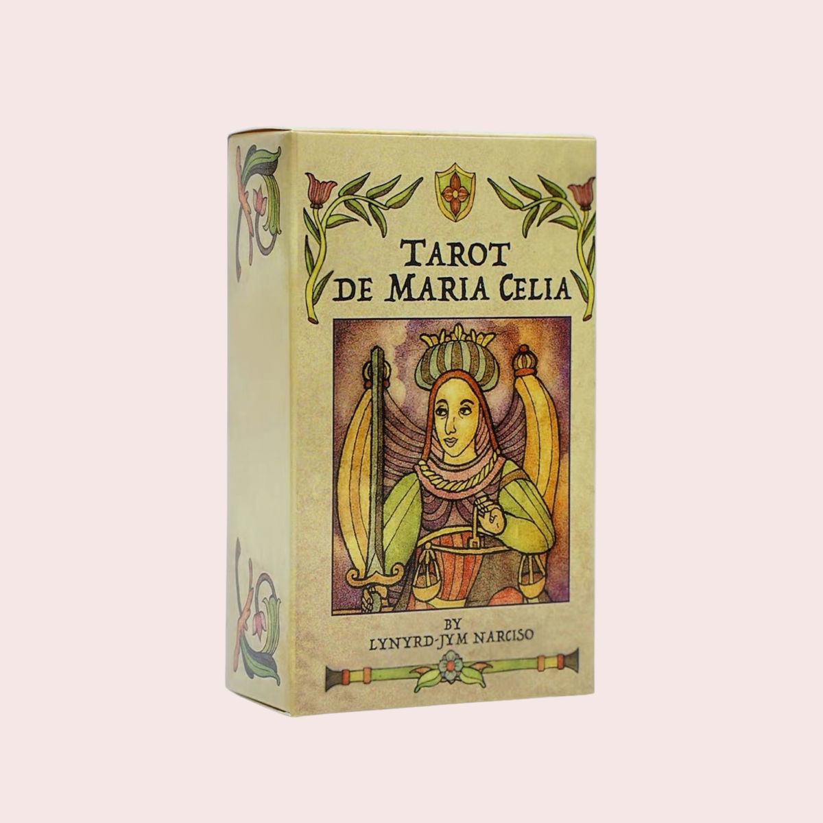 Caja del Tarot de María Celia con ilustración clásica