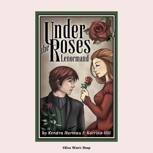 Under the Roses Lenormand – Baraja Vintage de 40 Cartas con Ilustraciones en Sepia