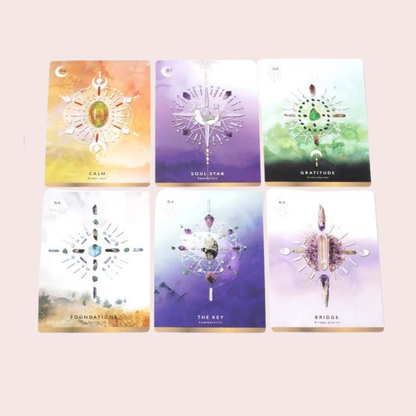 Cartas del Oráculo Crystal Grid