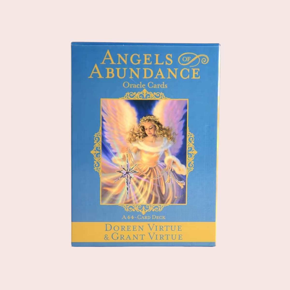 Caja del Oráculo Angels of Abundance con un ángel dorado