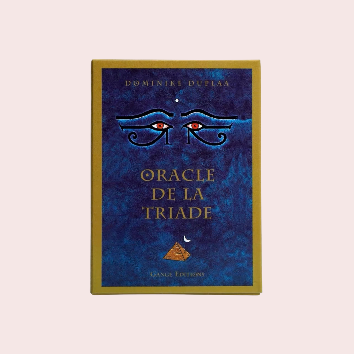 Seis cartas del Oracle de la Triade con arte egipcio