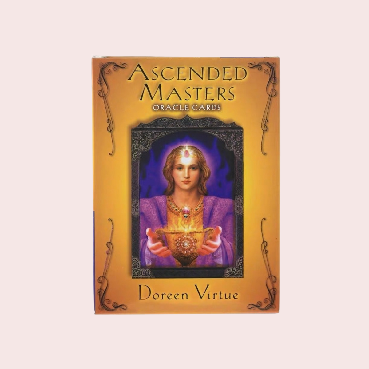 Caja del Oráculo Ascended Masters con diseño dorado