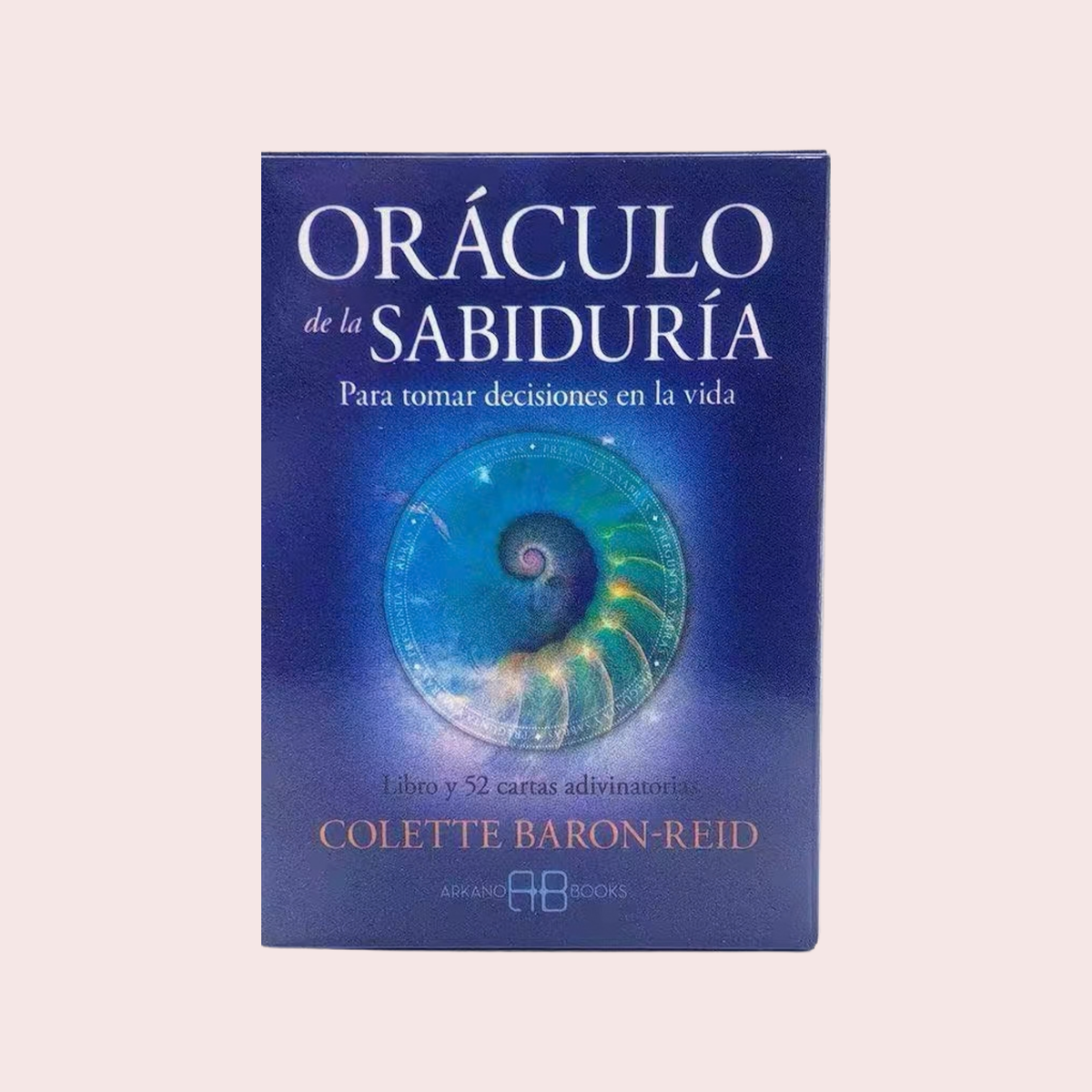 Caja del Oráculo de la Sabiduría en azul marino