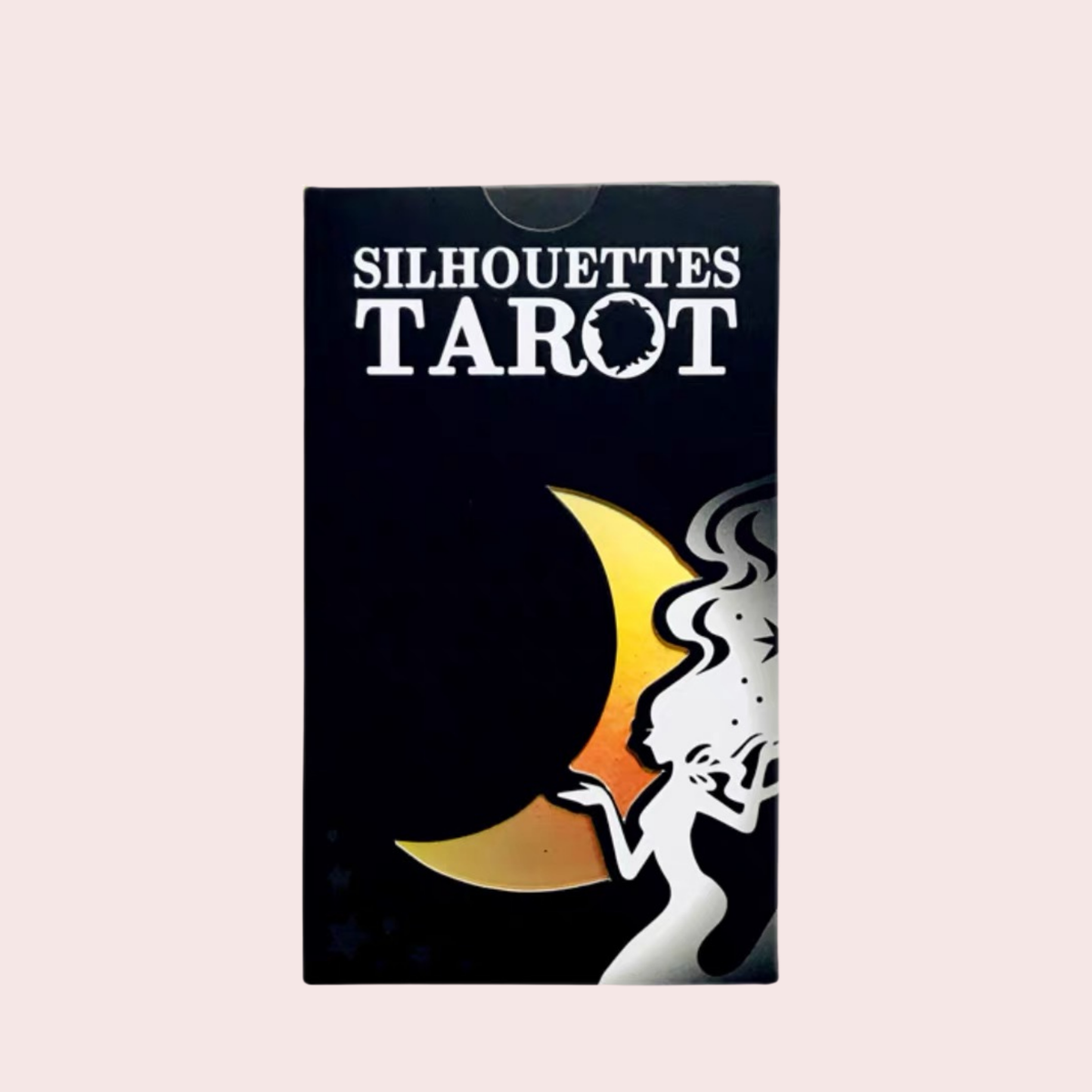 Caja del Mazo de Tarot Silhouettes en blanco y negro