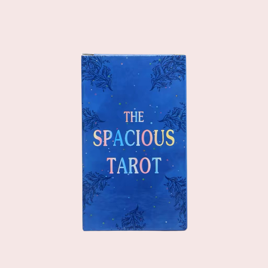 Caja azul del mazo The Spacious Tarot